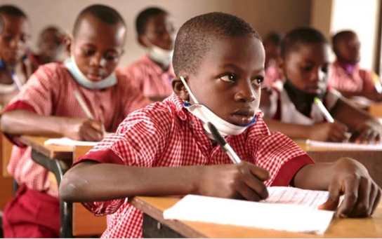 Pupils in Sierra Leone at a primary school. Photo: World Bank Sierra Leone