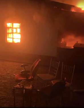 Dianna Konomanyi’s house on fire