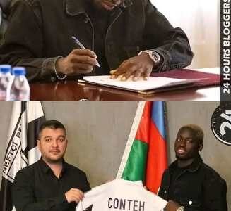 Alpha Bedoh pens 2 & a half yr deal with Neftchi Baku FC