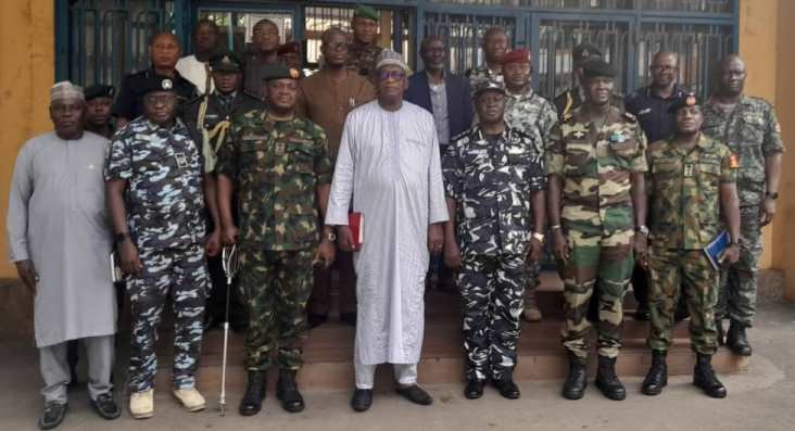 IGP Sellu and the senior military officers