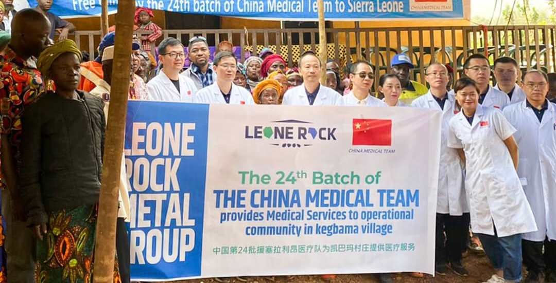 China-LRMG’s medical supplies to residents of Kegbama village