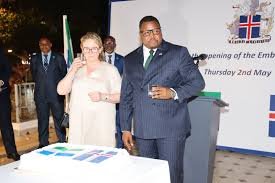 Photo shows Iceland opening their embassy in Sierra Leone