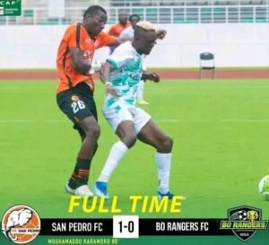 CAF tournament,  Bo Rangers are eliminated