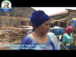 Deputy Minister of Trade and Industry, Fatmata Kargbo 