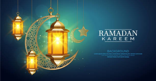 Ramadan Kareem Islamic Greetings Background