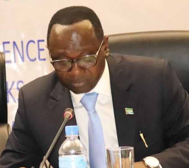 Minister of Finance, Sheku Fantamadi Bangura