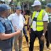 NaCSA & German experts inspect Kaokor bridge work in Kono